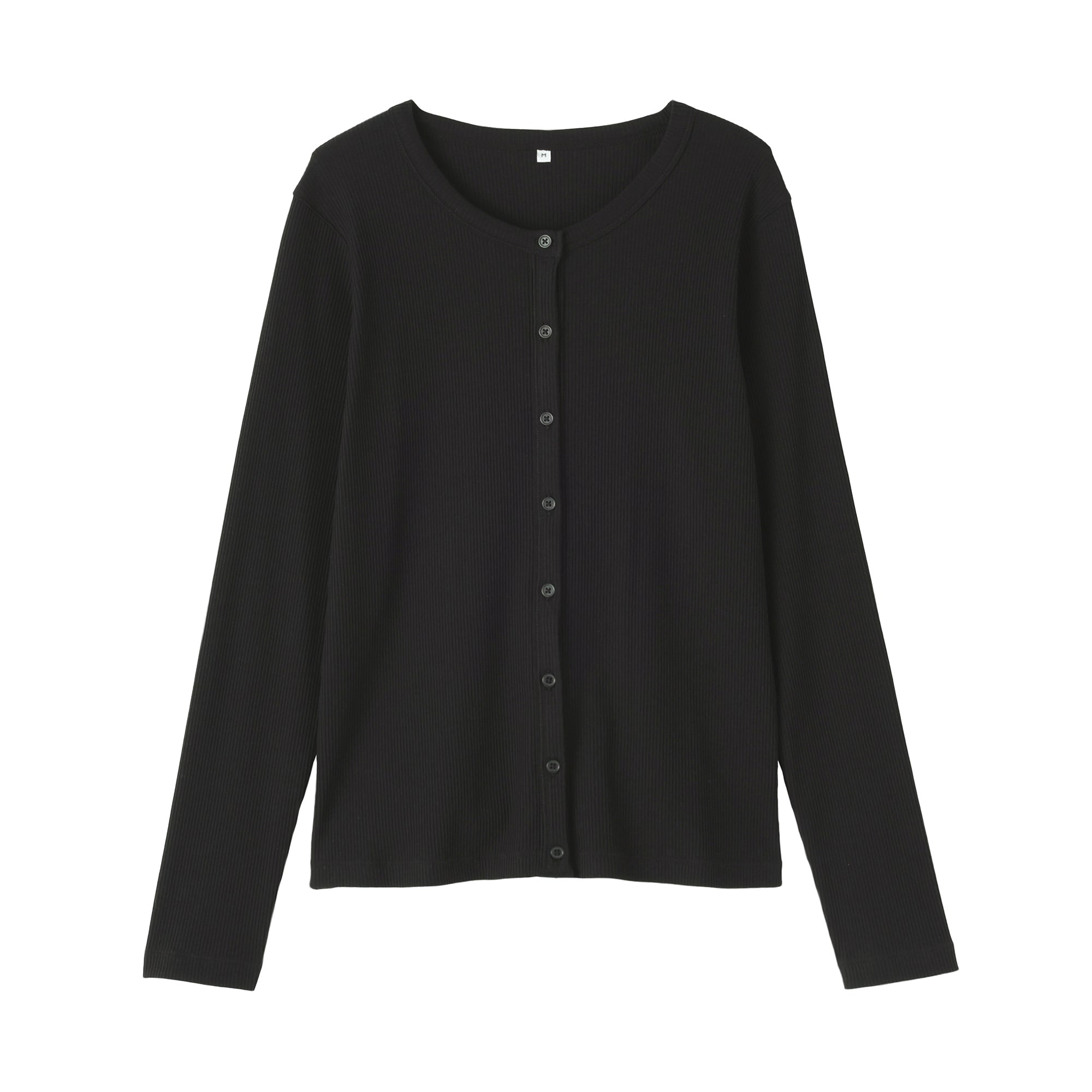Lyocell Blend Rib Cardigan