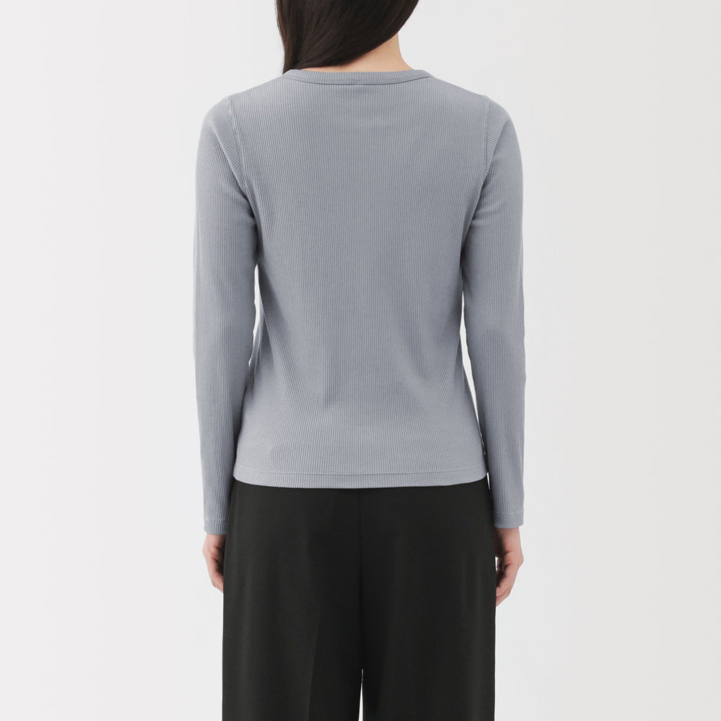 Lyocell Blend Rib Cardigan