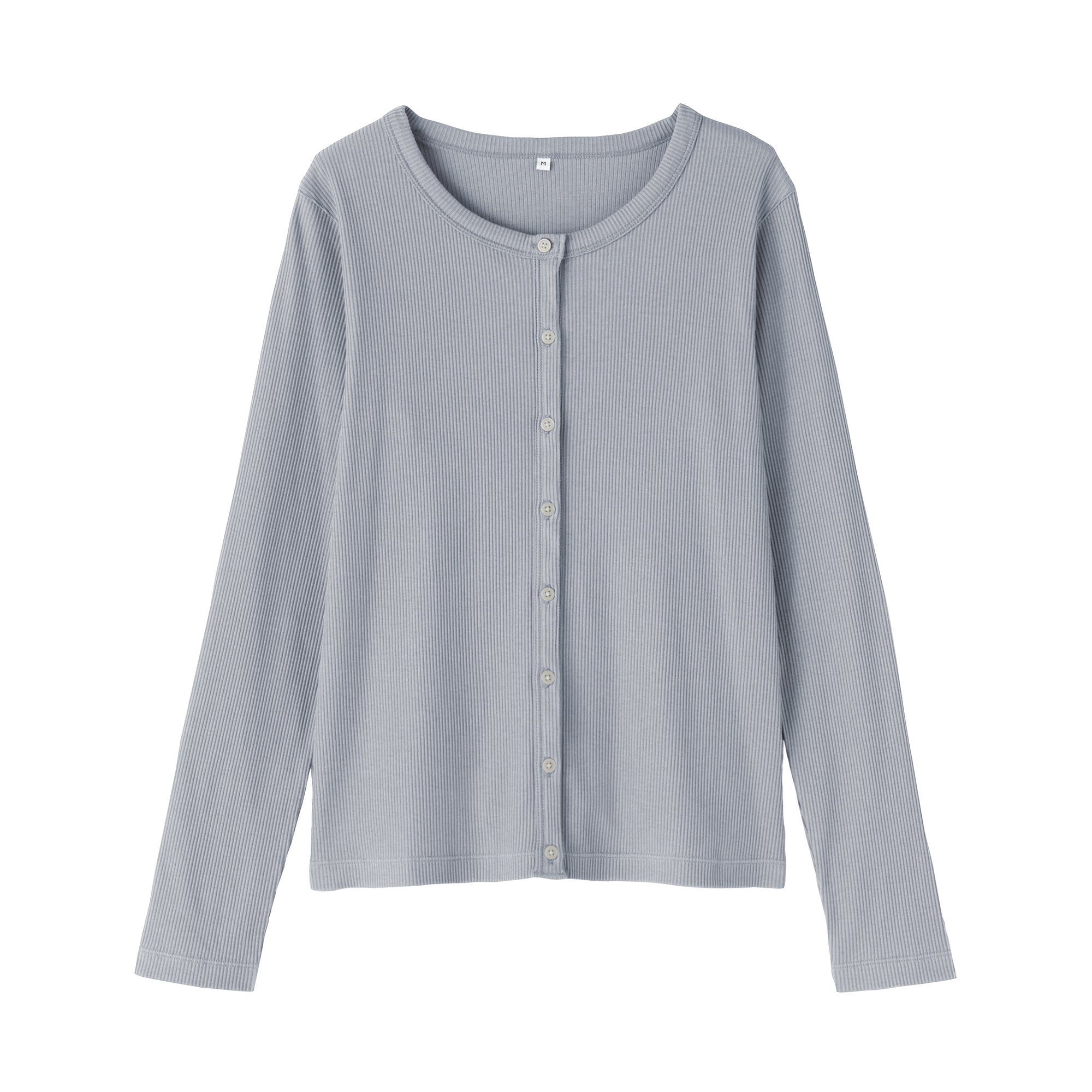 Lyocell Blend Rib Cardigan