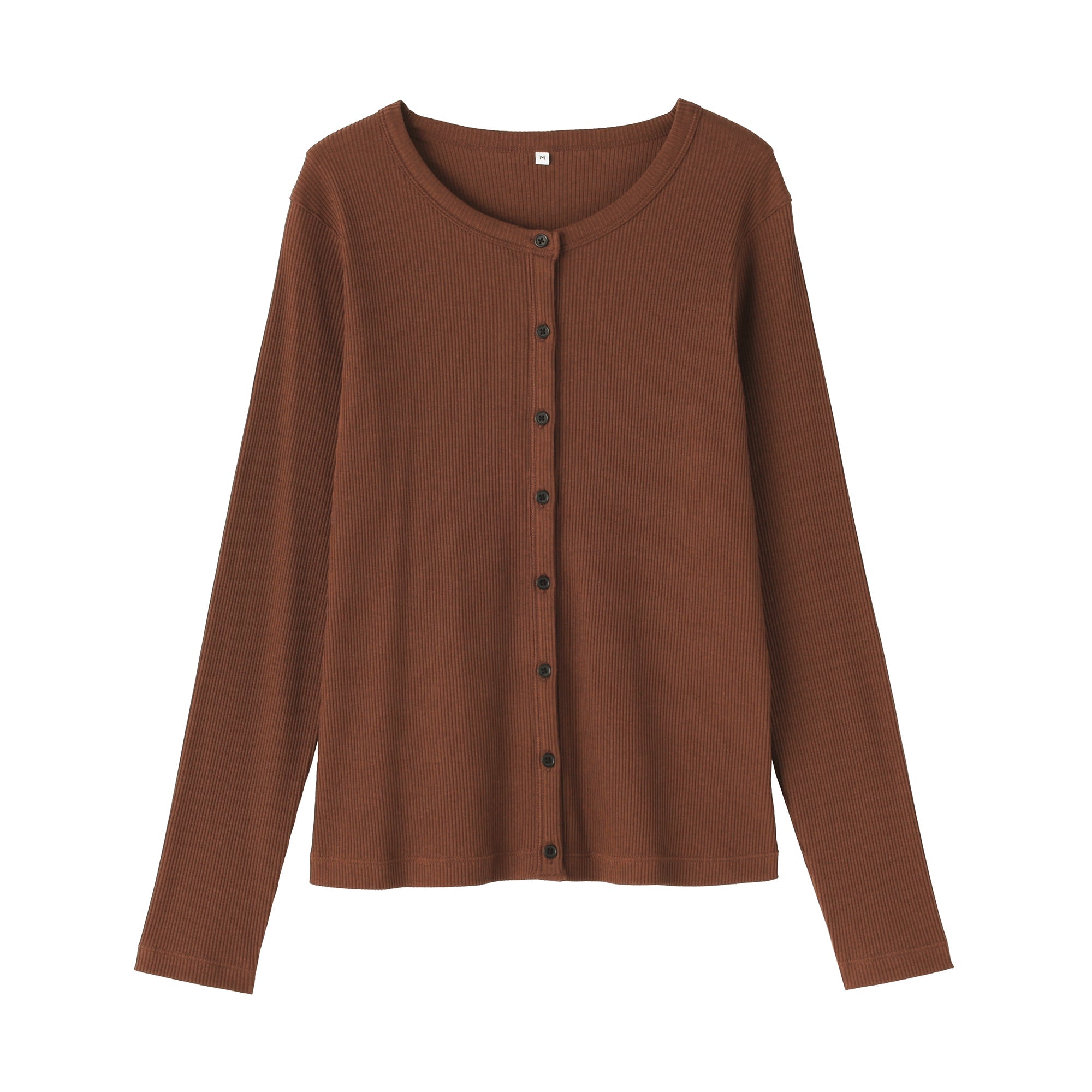 Lyocell Blend Rib Cardigan