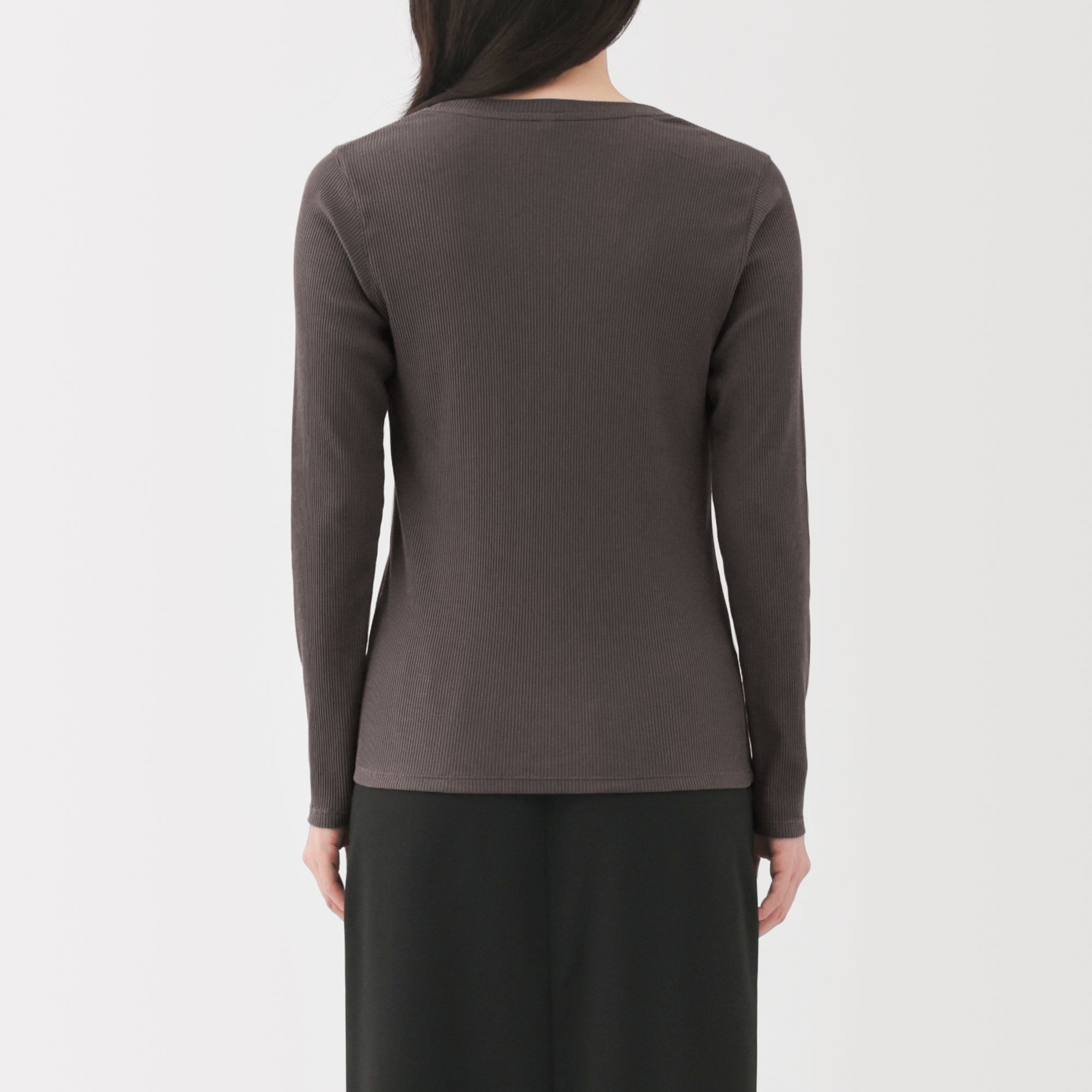 Lyocell Blend Rib T-Shirt
