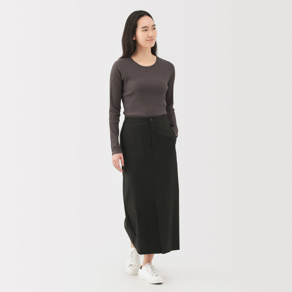 Lyocell Blend Rib T-Shirt