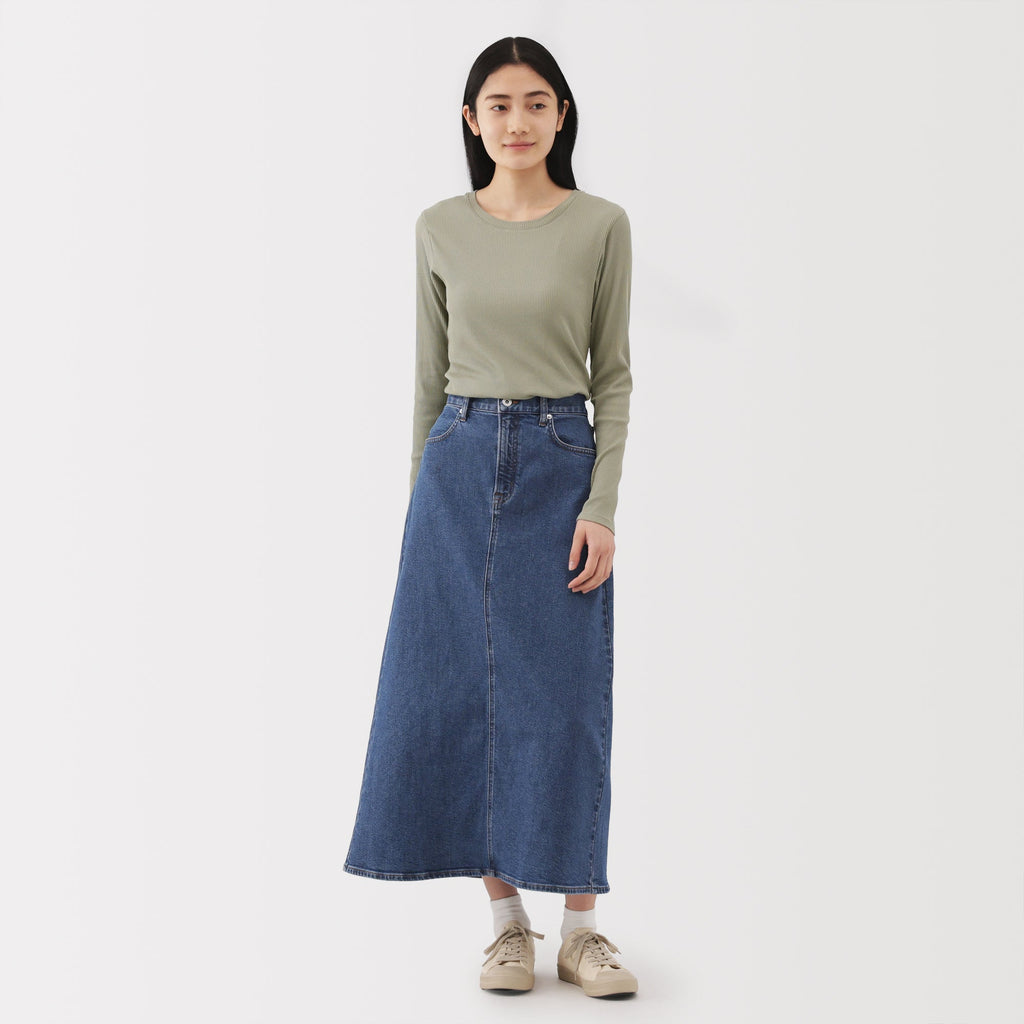 Lyocell Blend Rib T-Shirt