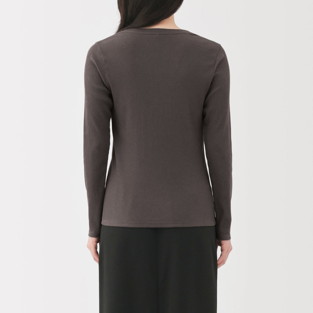 Lyocell Blend Rib T-Shirt
