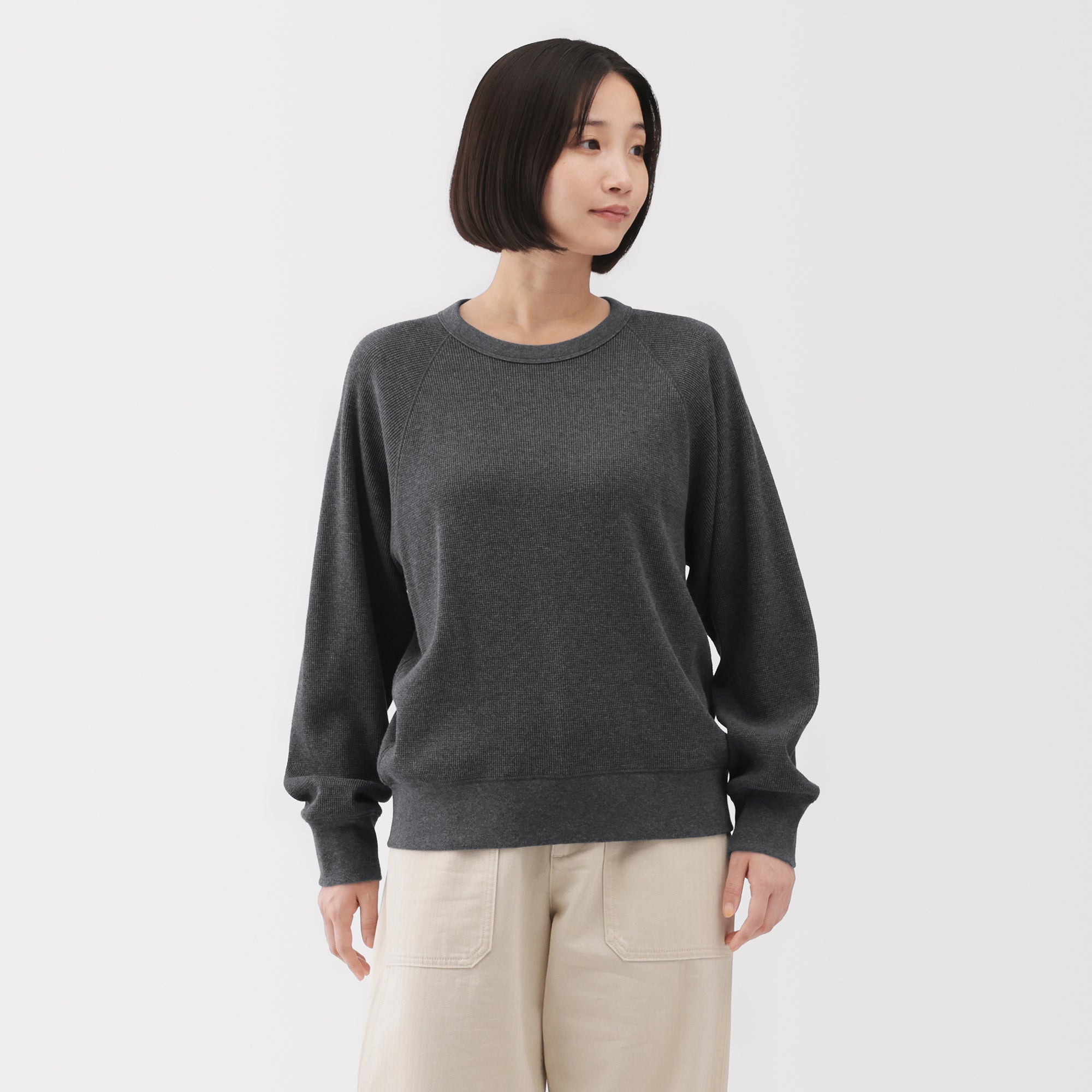 Waffle Crewneck T-Shirt