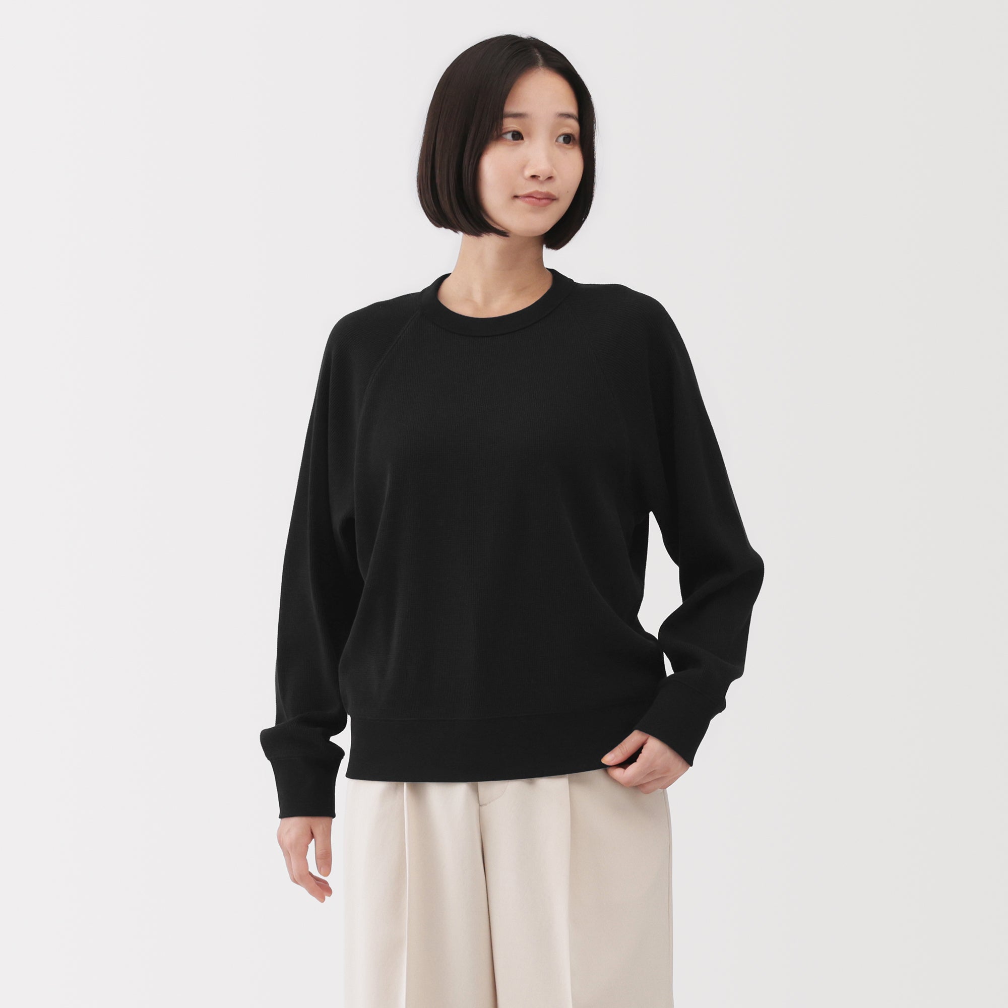 Waffle Crewneck T-Shirt