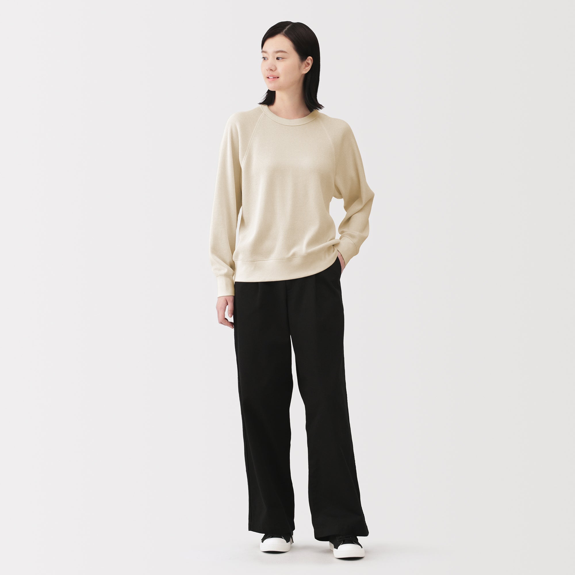 Waffle Crewneck T-Shirt