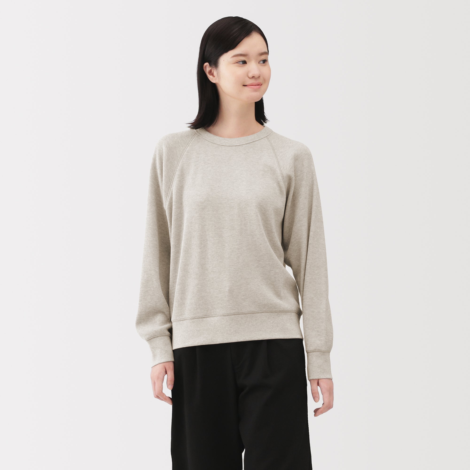 Waffle Crewneck T-Shirt