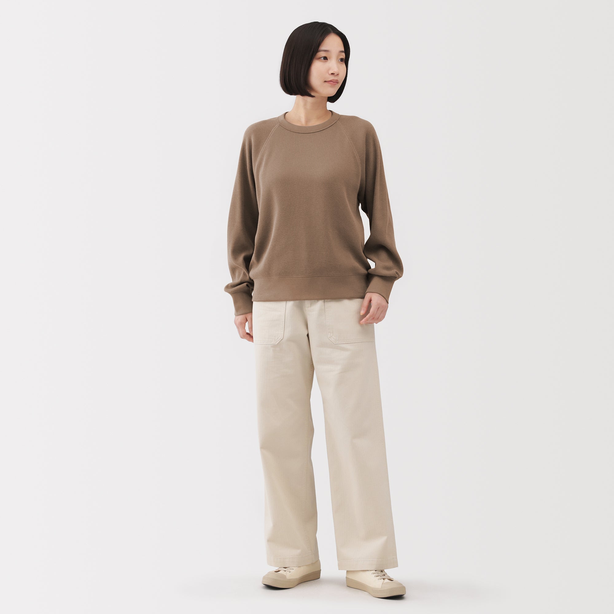 Waffle Crewneck T-Shirt