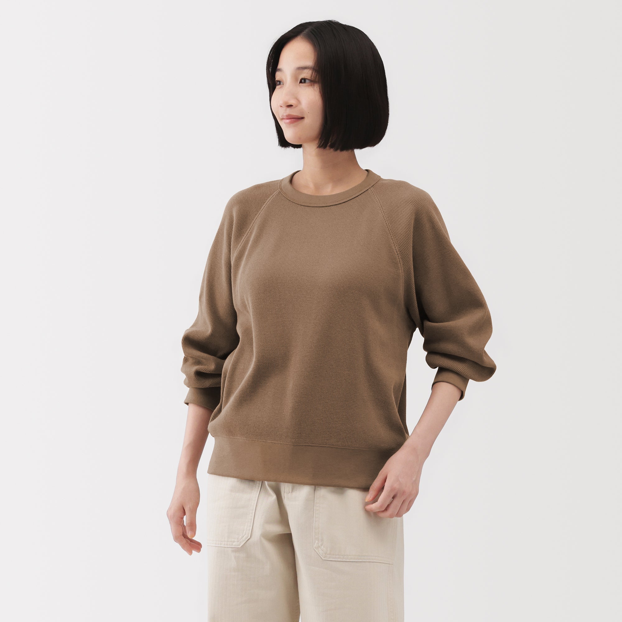 Waffle Crewneck T-Shirt
