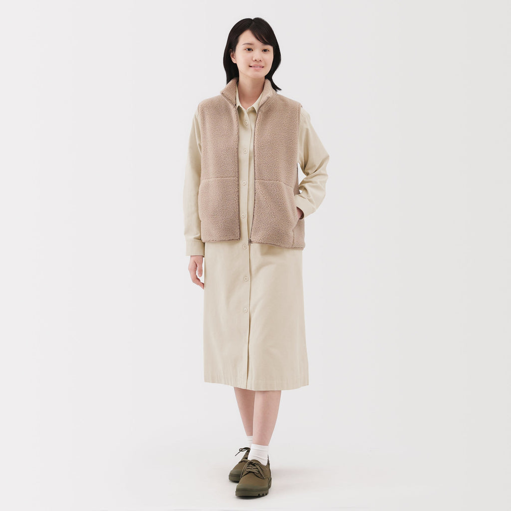 Kapok Blend Corduroy Dress