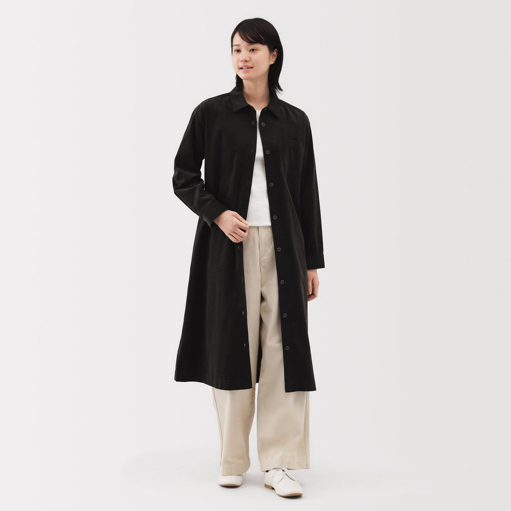 Kapok Blend Corduroy Dress