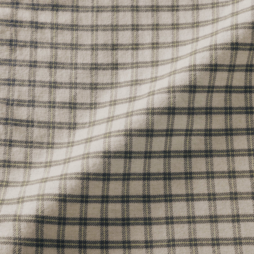 Flannel Stand Collar Blouse