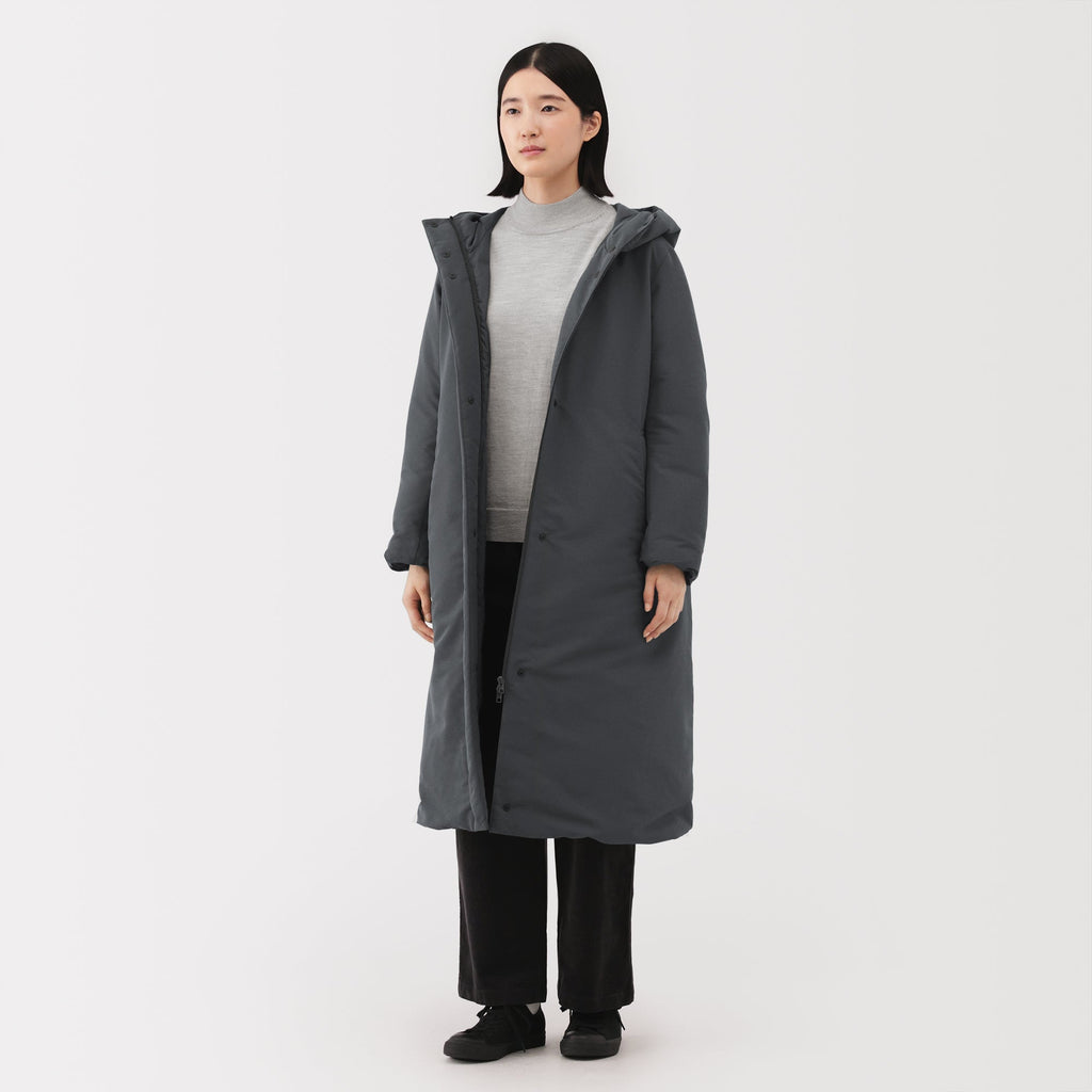 Water-Repellent Down Long Coat