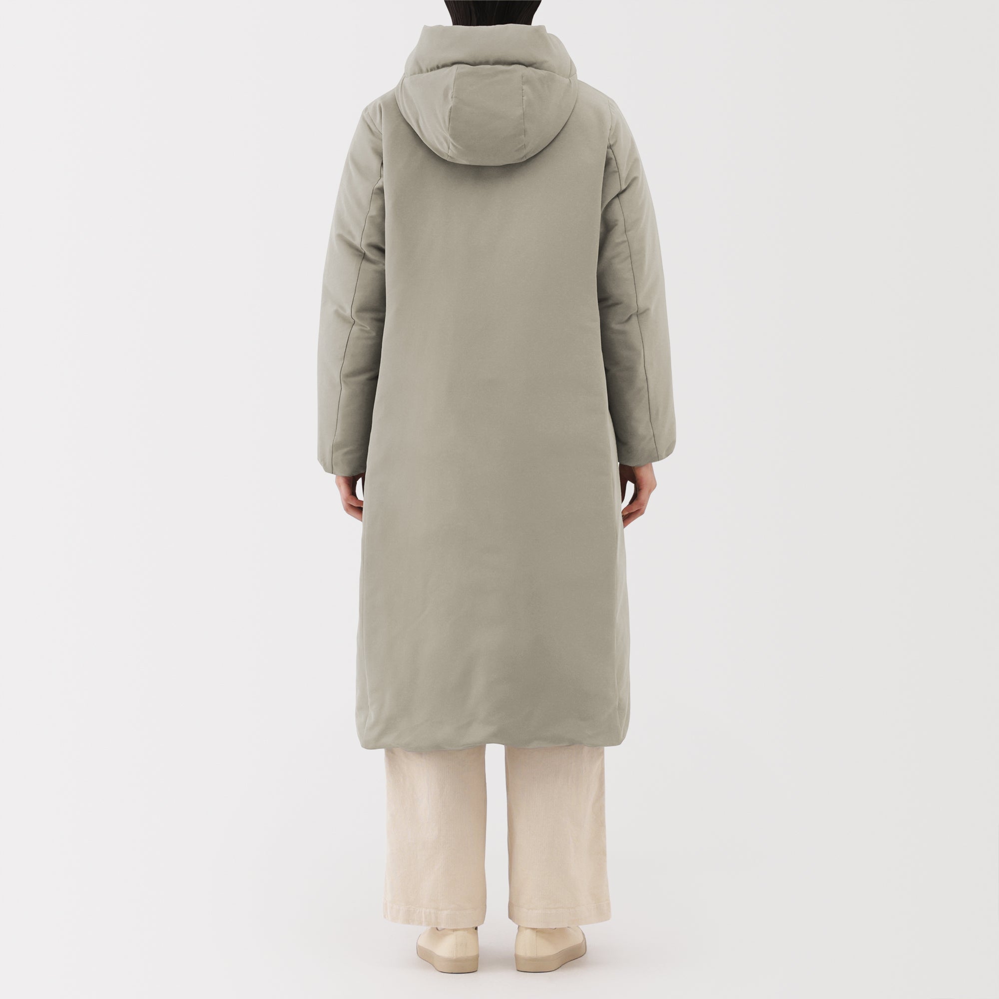 Water-Repellent Down Long Coat