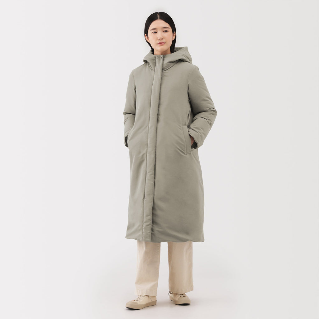 Water-Repellent Down Long Coat