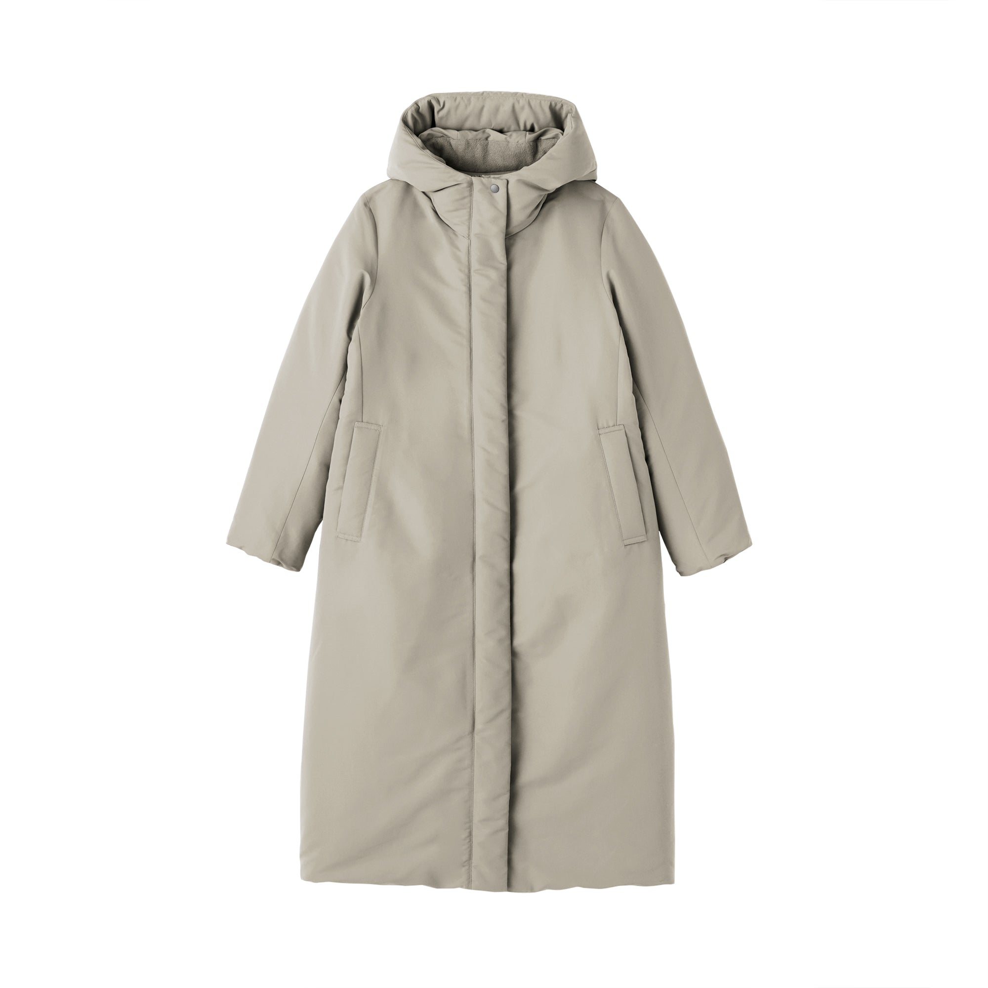 Water-Repellent Down Long Coat
