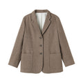 Reclaimed Wool Blend Tweed Jacket