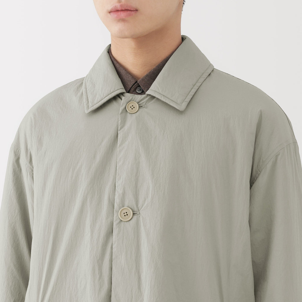 Padded Stand Fall Collar Coat