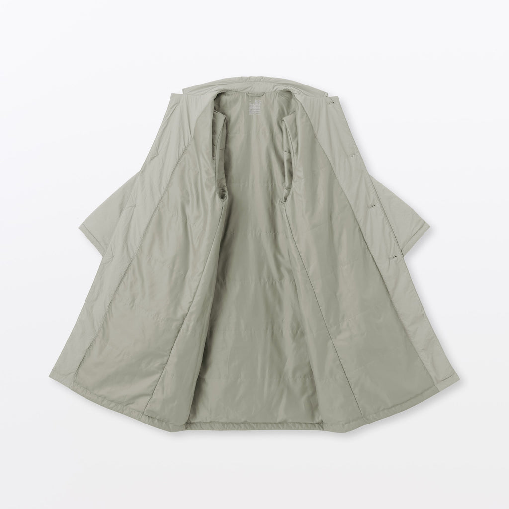 Padded Stand Fall Collar Coat