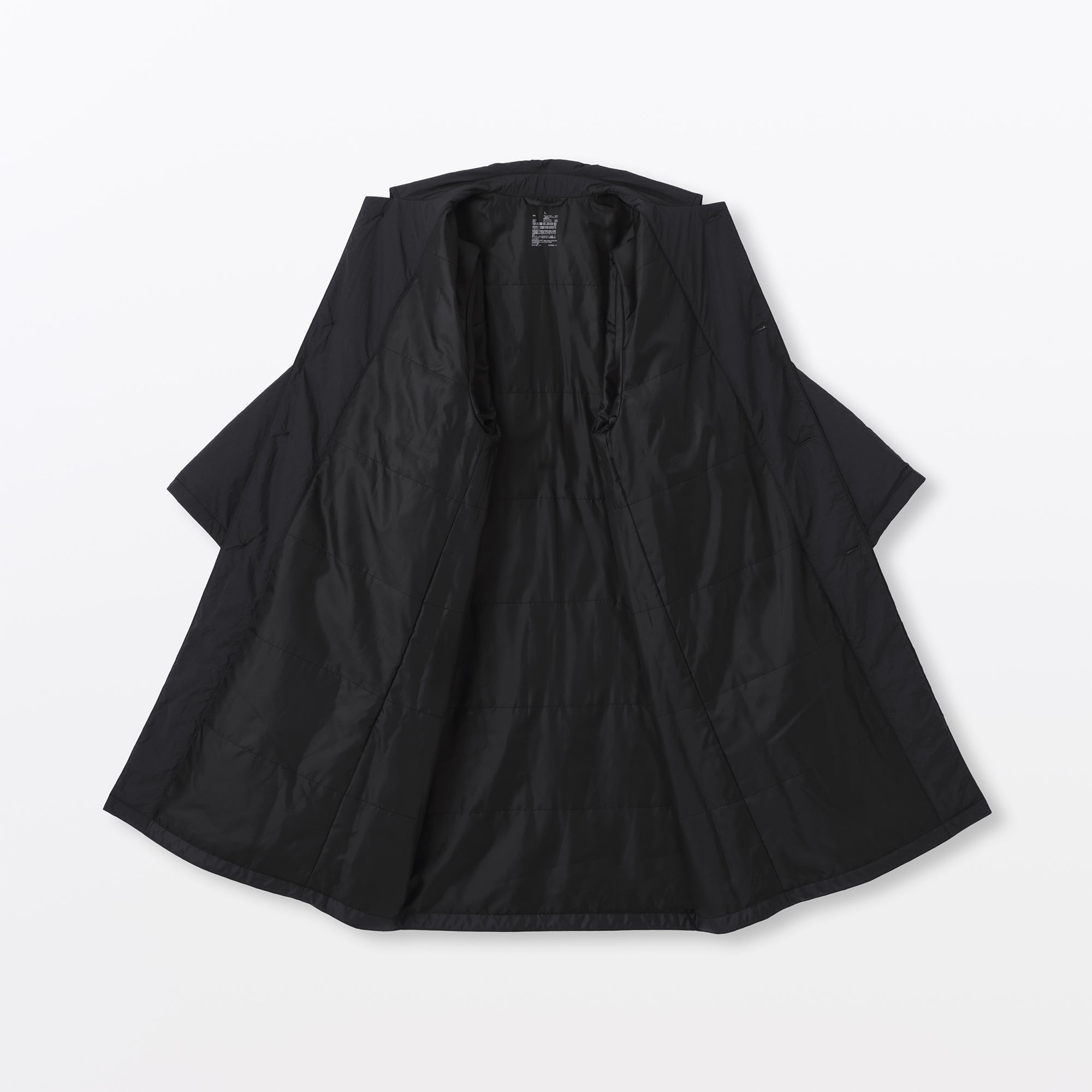 Padded Stand Fall Collar Coat