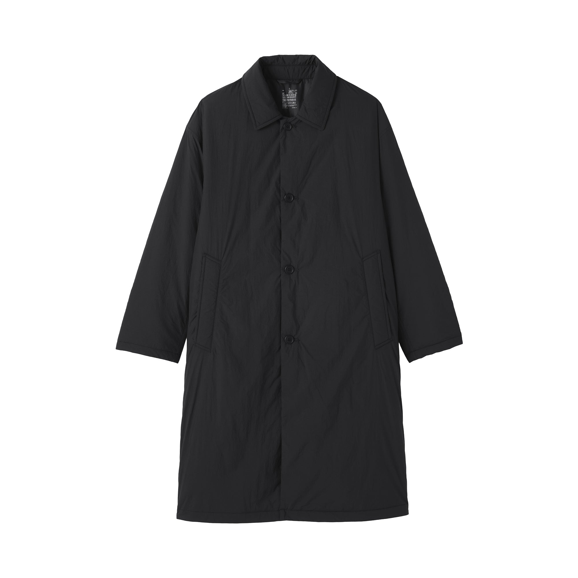 Padded Stand Fall Collar Coat