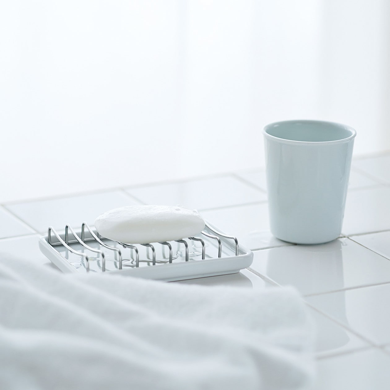 White Porcelain Rectangle Tray