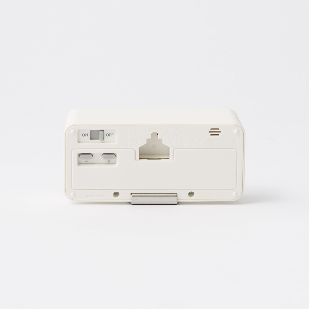 Digital Clock with Alarm - White - Small