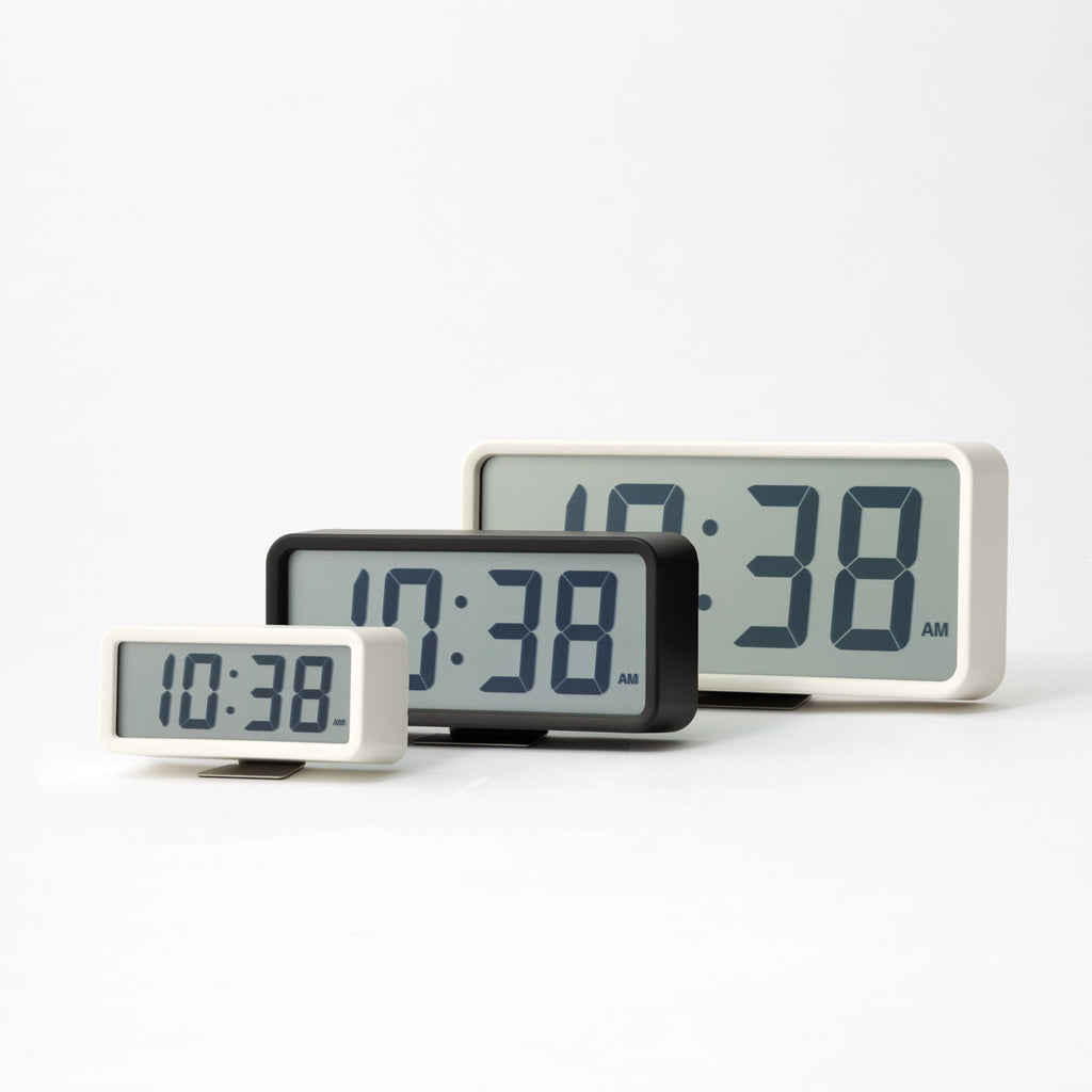 Digital Clock with Alarm - White - Small