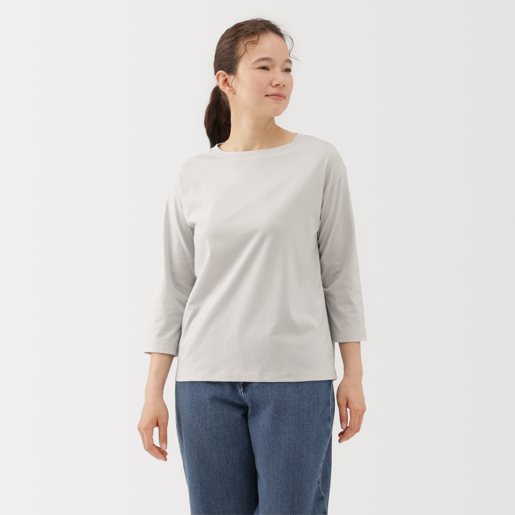 Jersey Boat Neck T-Shirt