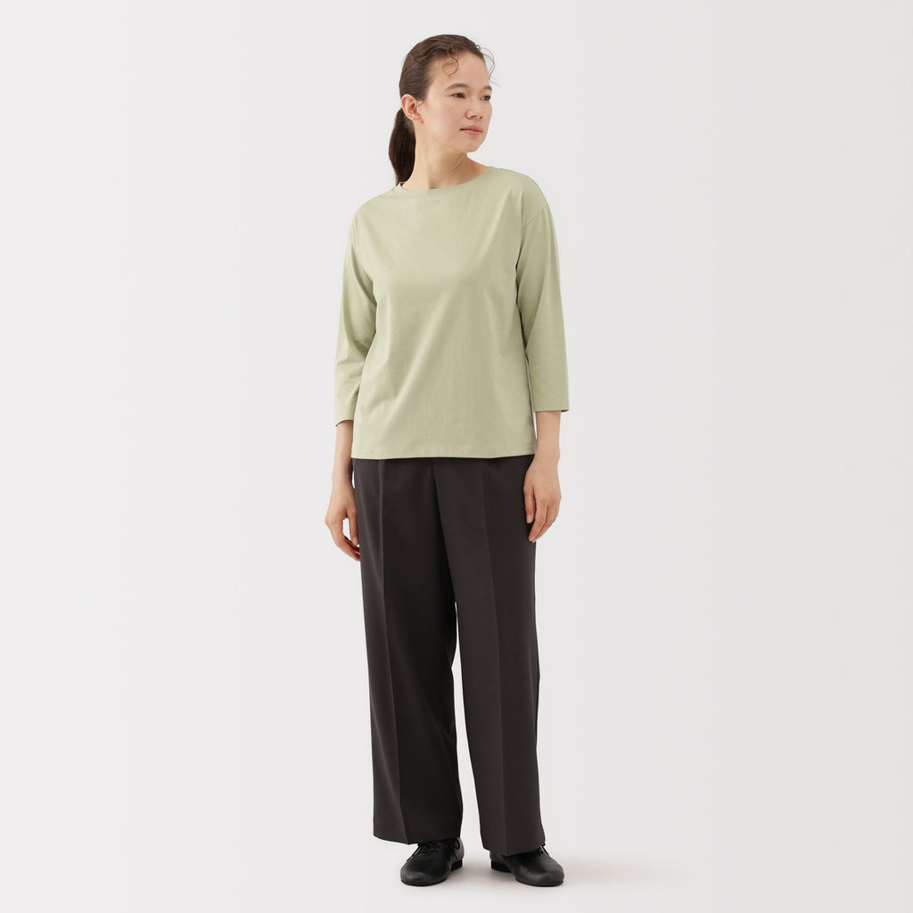 Jersey Boat Neck T-Shirt