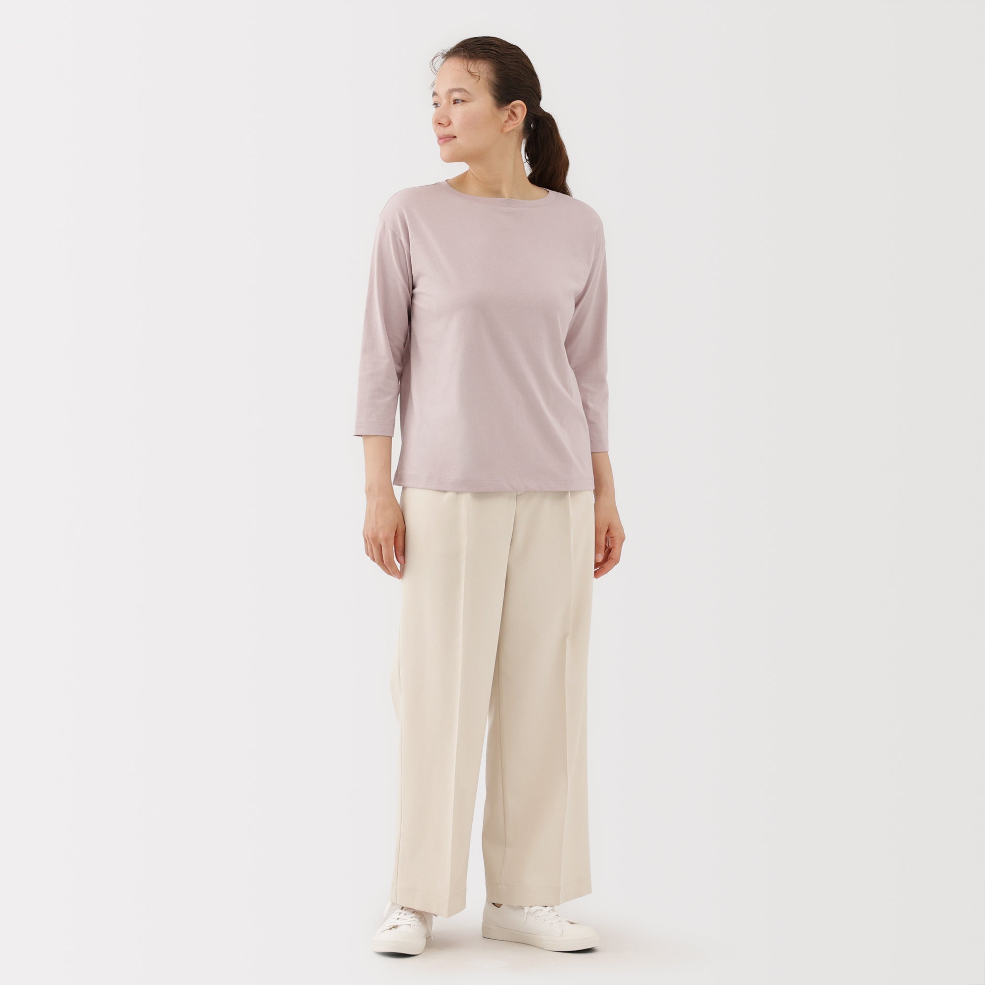 Jersey Boat Neck T-Shirt