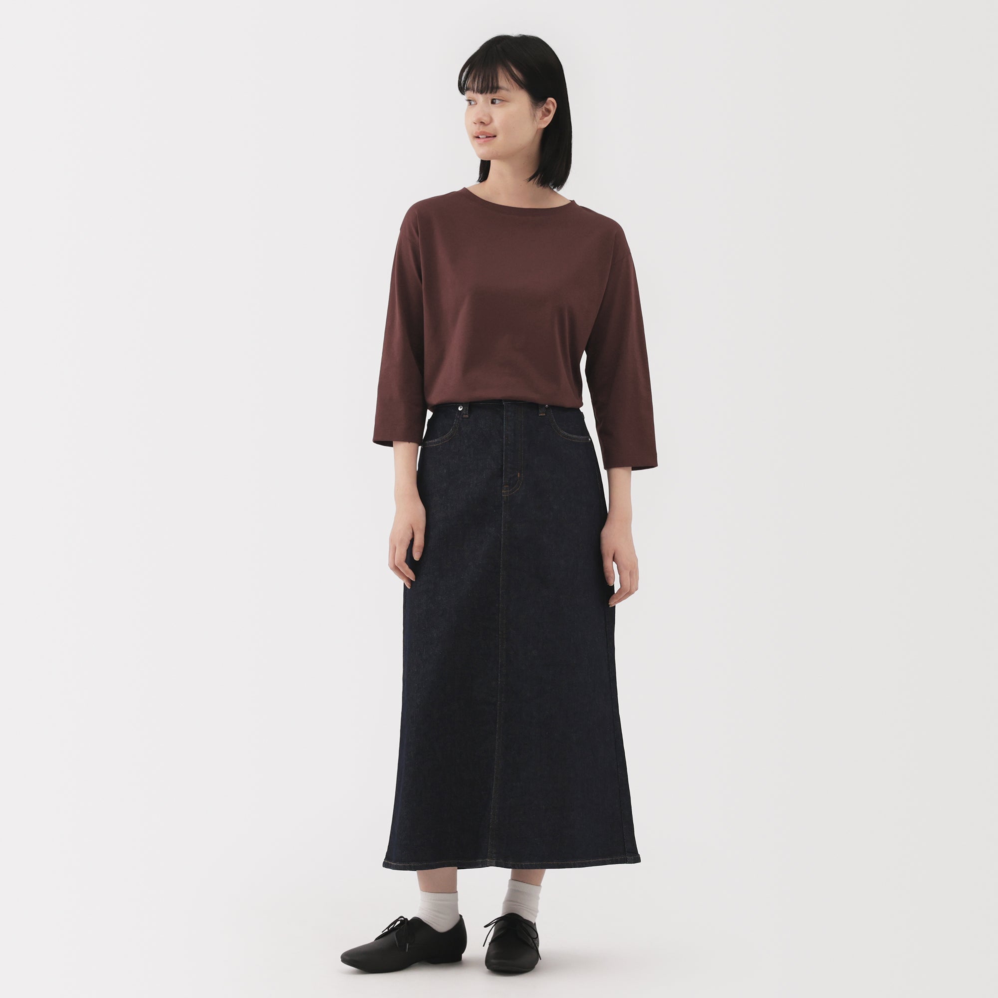 Jersey Boat Neck T-Shirt