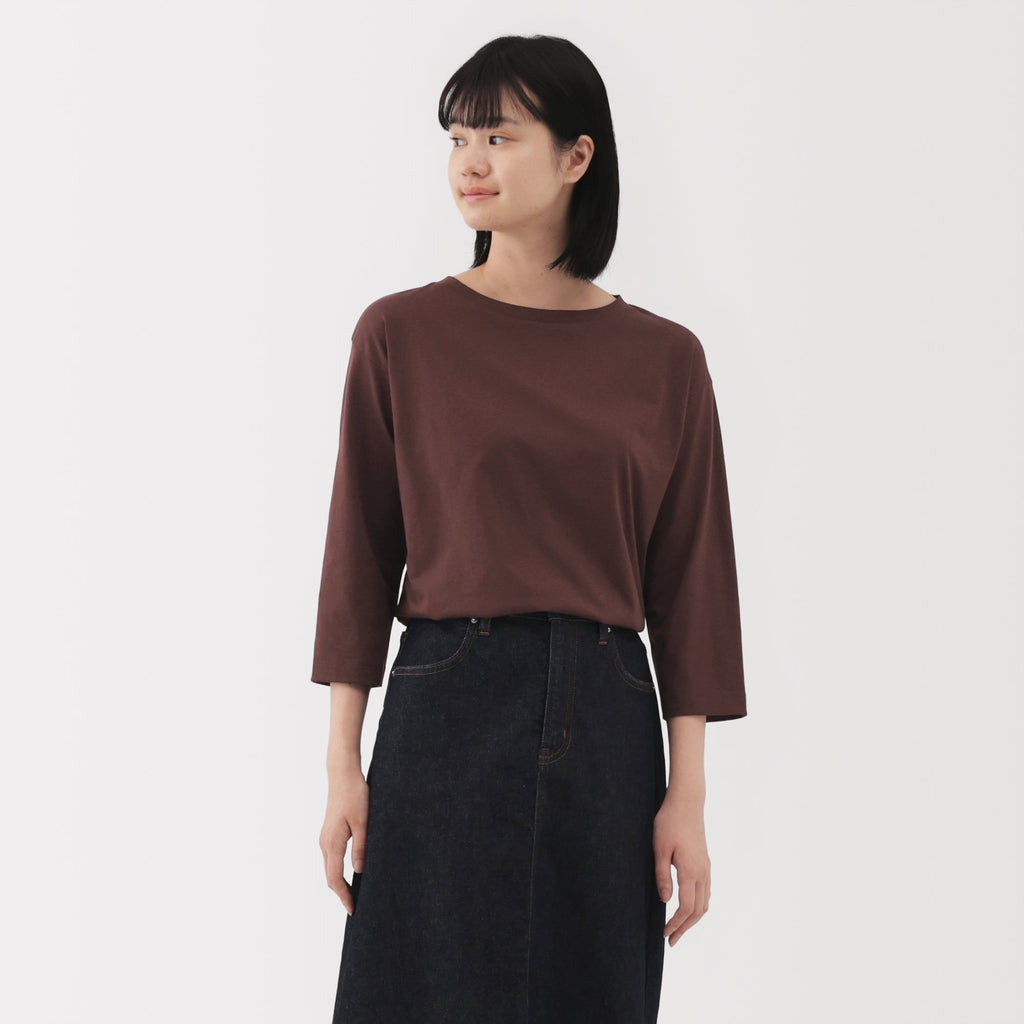Jersey Boat Neck T-Shirt