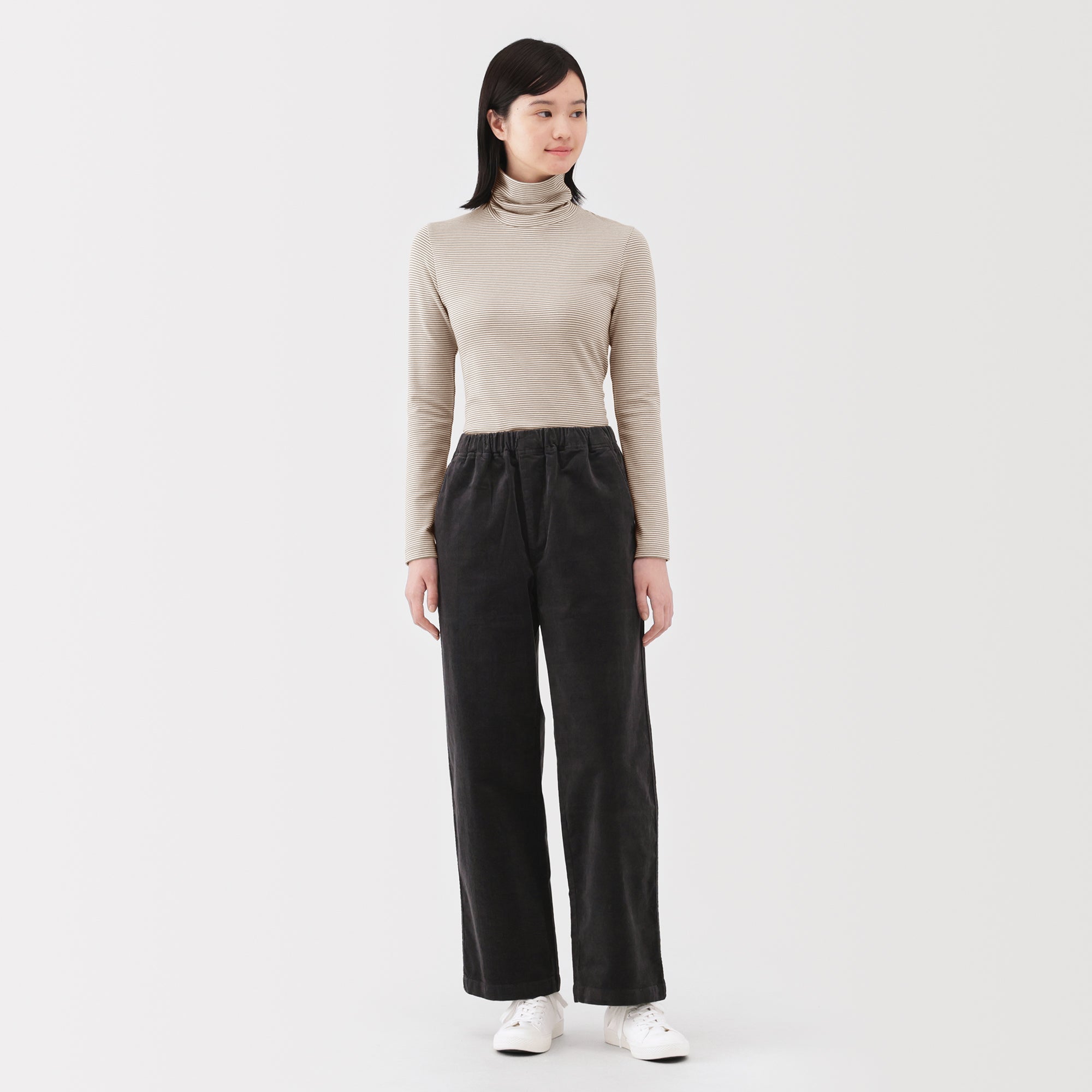 Brushed Turtleneck T-Shirt