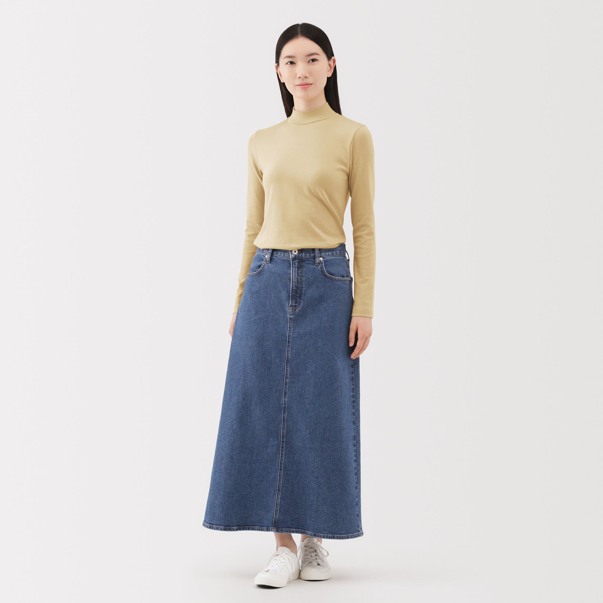 Brushed Mockneck T-Shirt