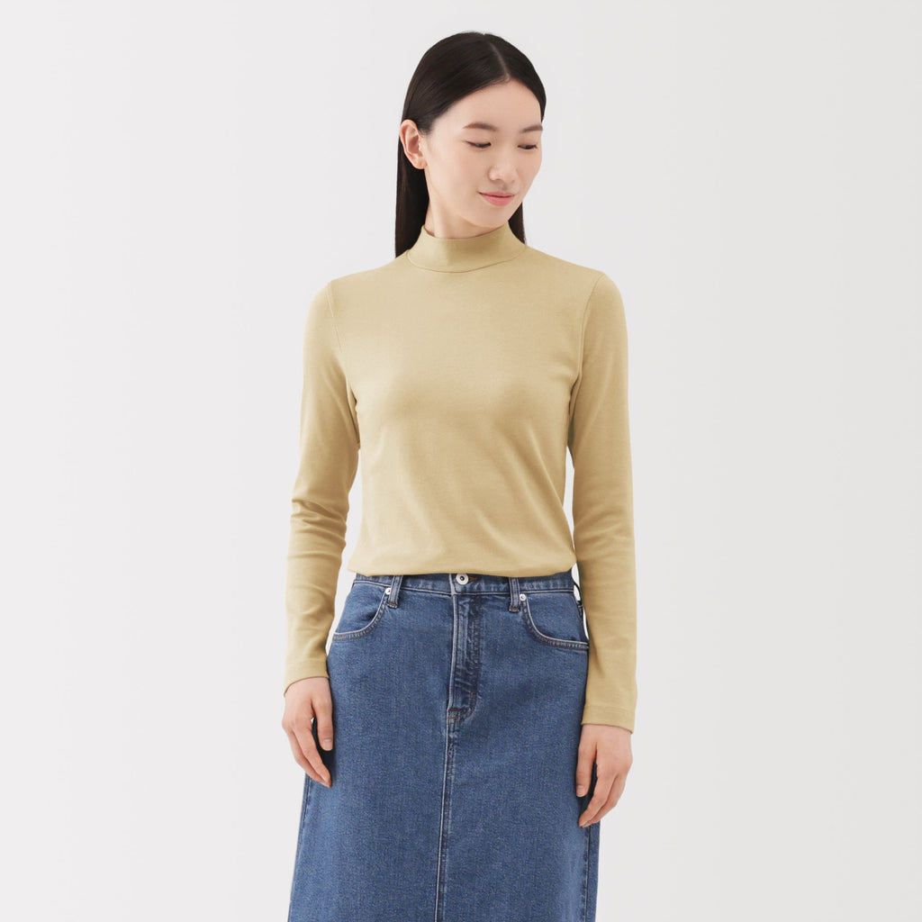 Brushed Mockneck T-Shirt