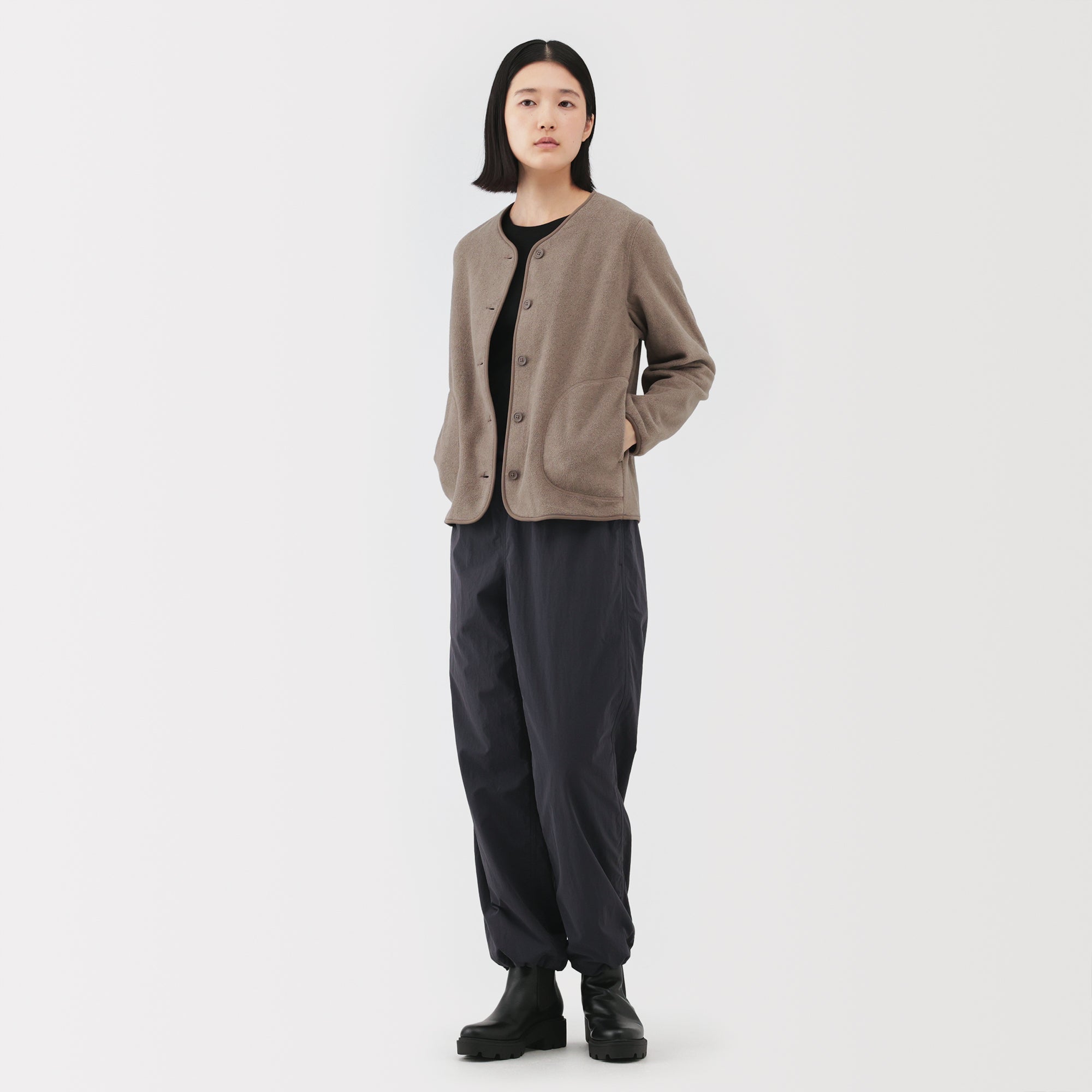 Recyclable Fleece Cardigan