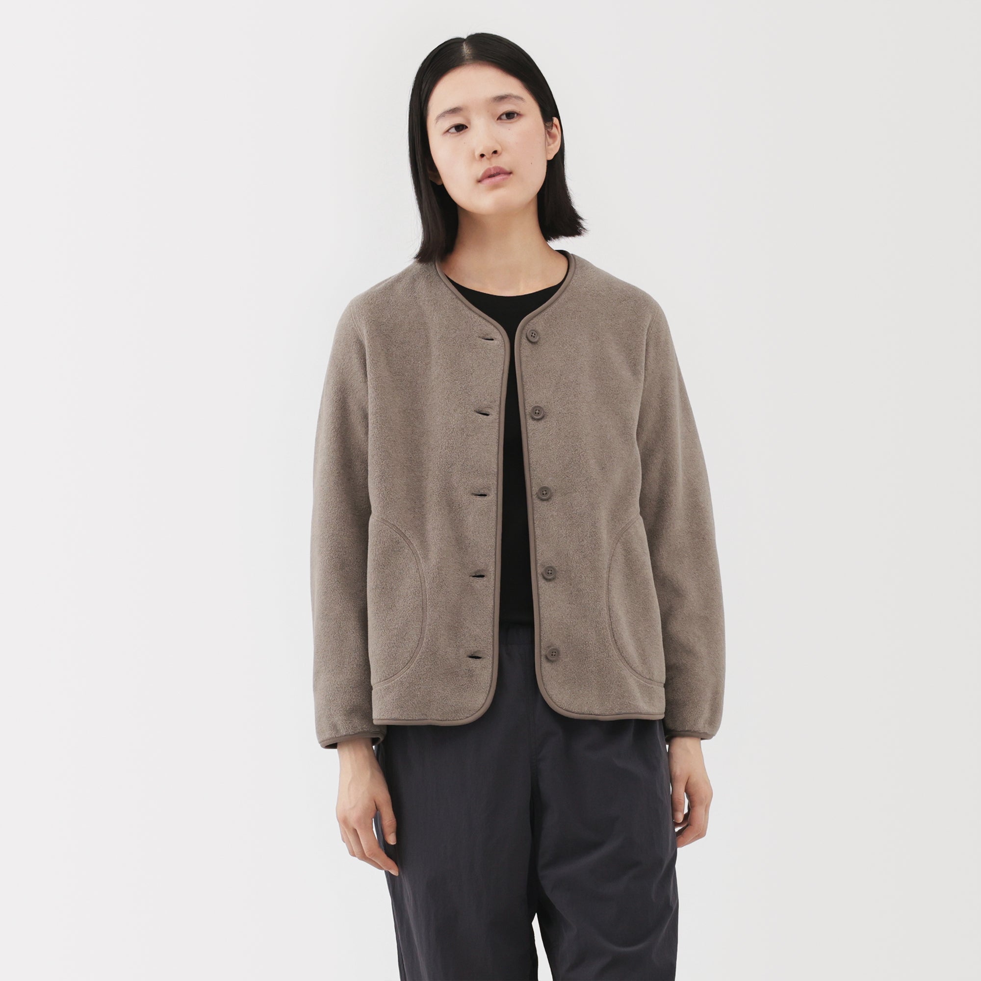 Recyclable Fleece Cardigan