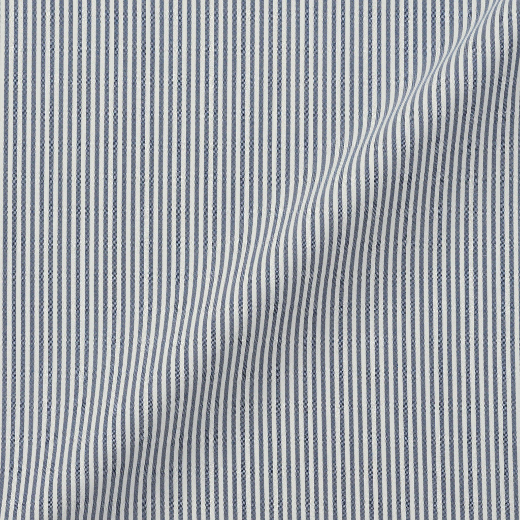 Cotton Semi-Spread Collar Shirt