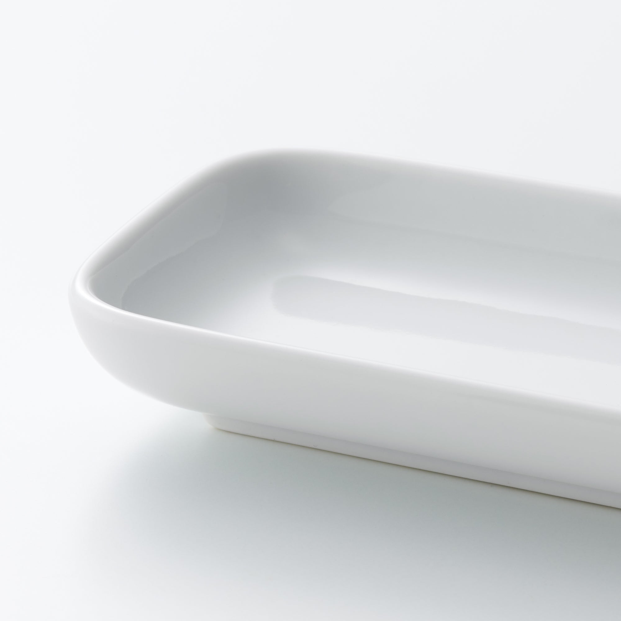White Porcelain Long Square