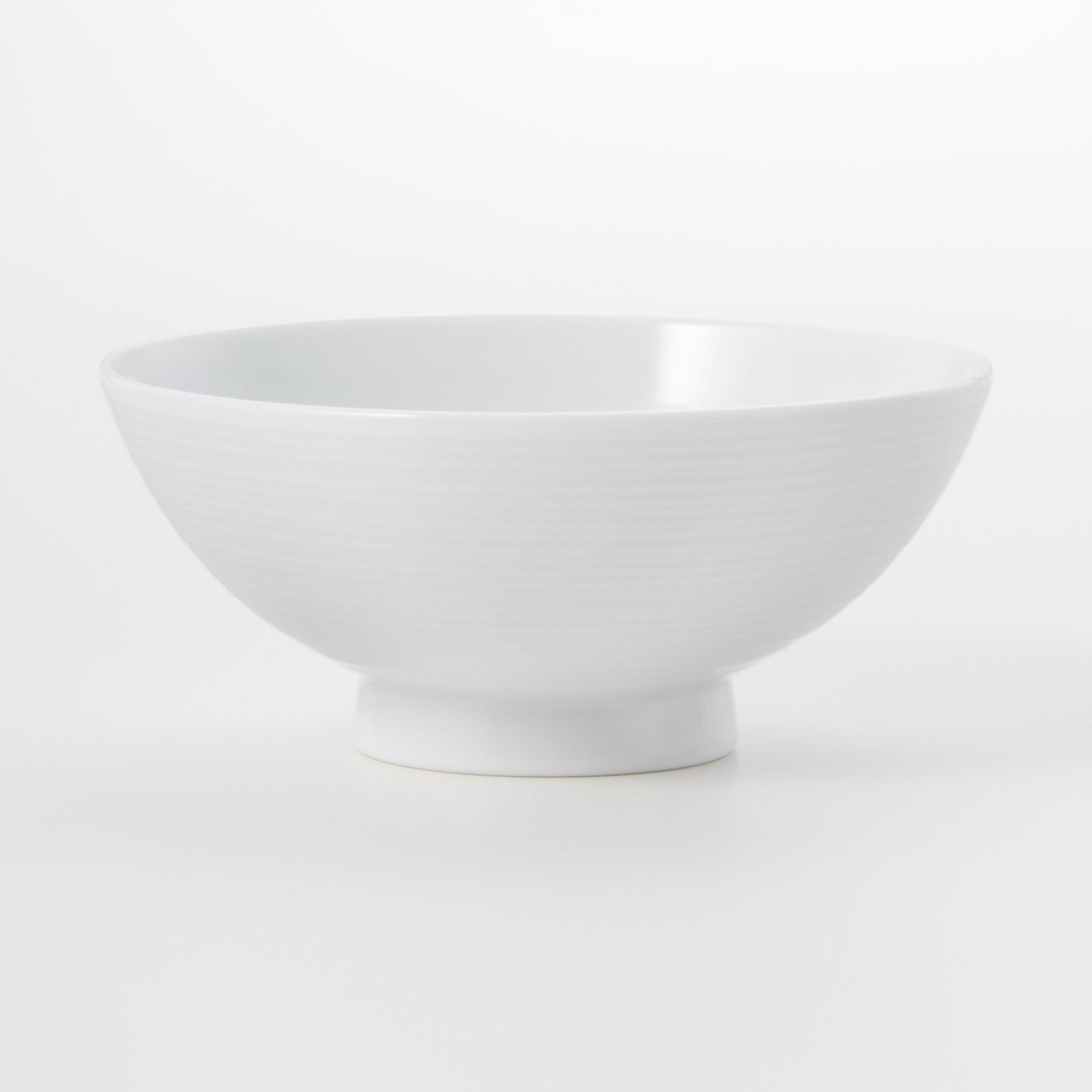 White Porcelain Rice Bowl - Large
