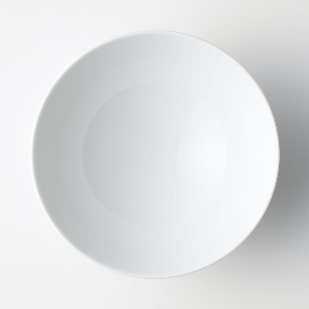 White Porcelain Rice Bowl - Large