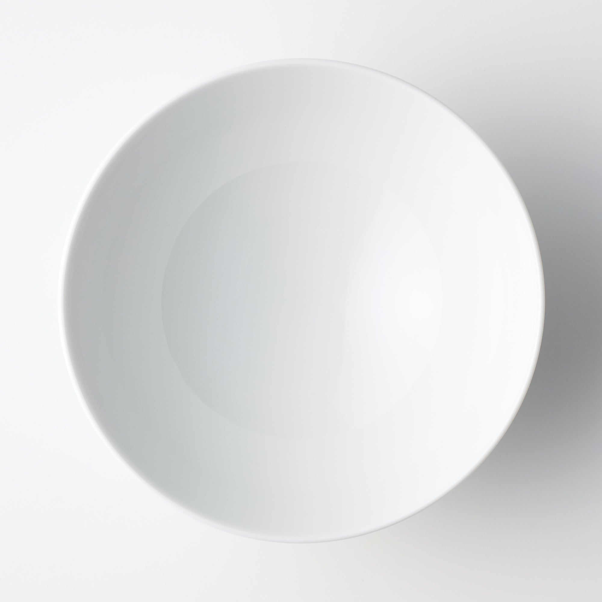 White Porcelain Rice Bowl - Large