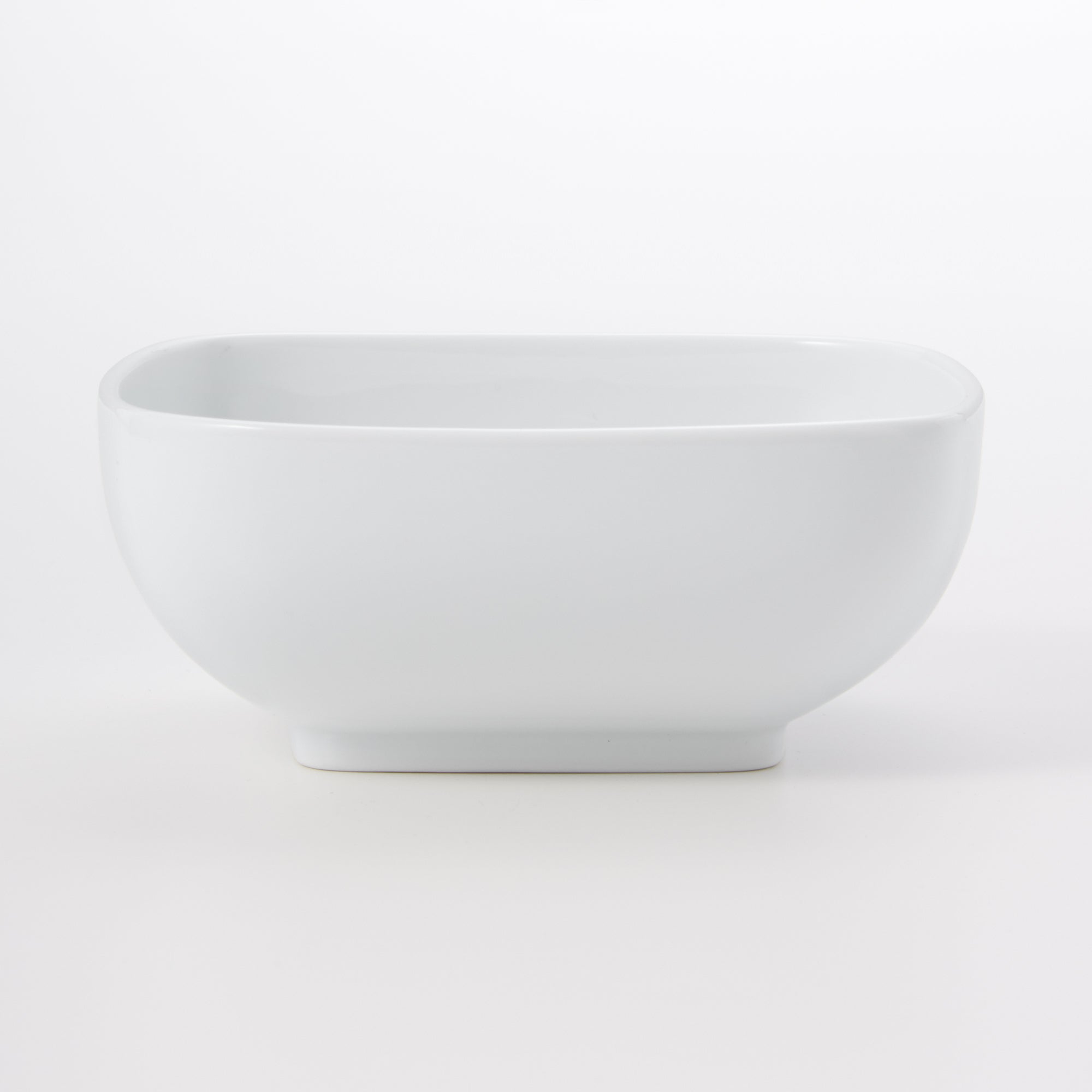 White Porcelain Square Bowl