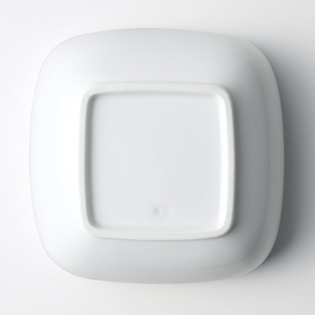 White Porcelain Square Bowl