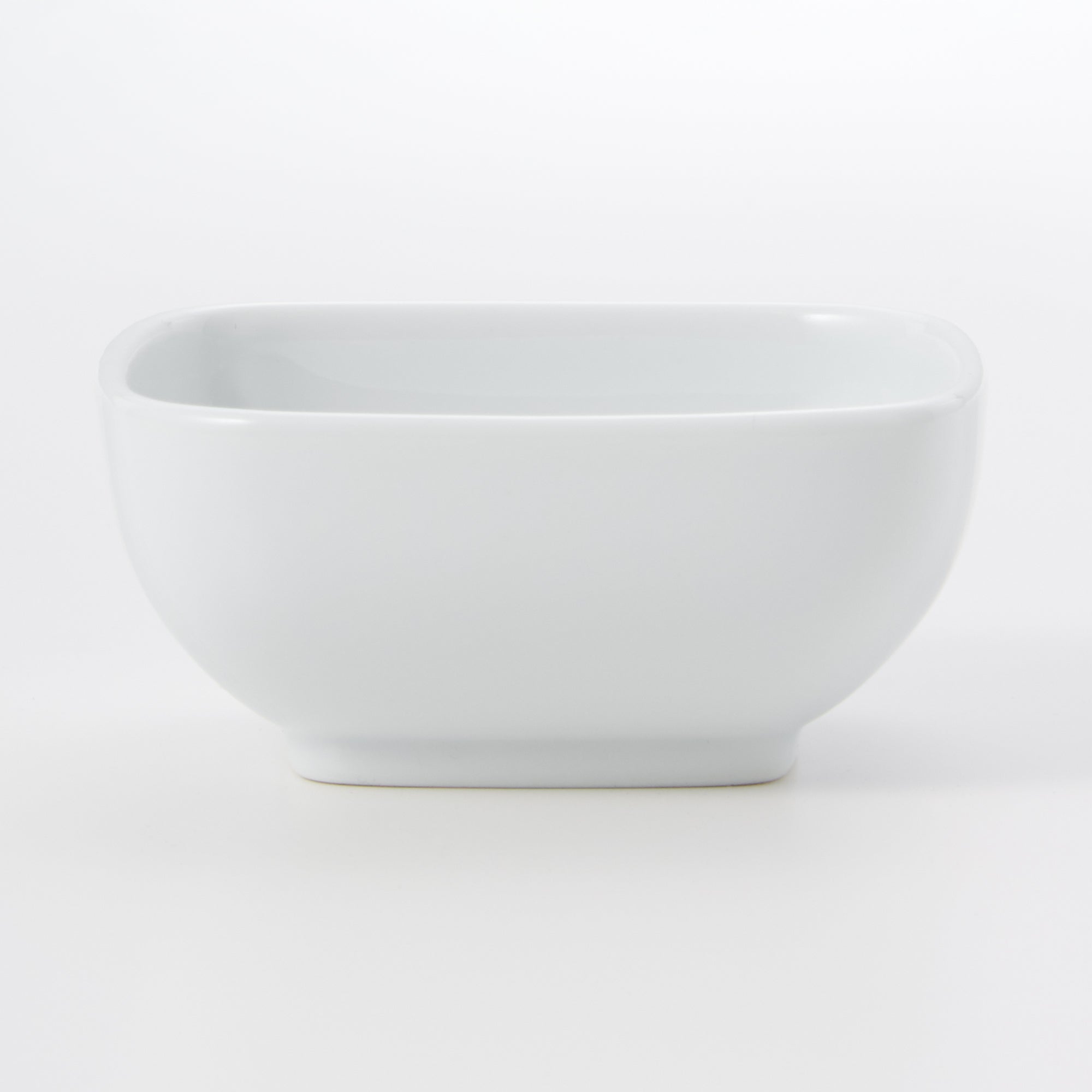 White Porcelain Square Bowl
