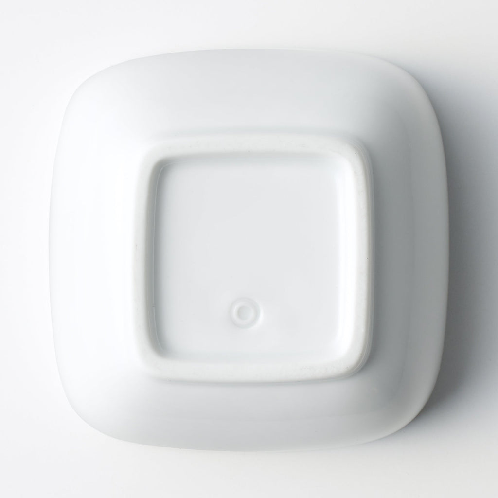 White Porcelain Square Bowl