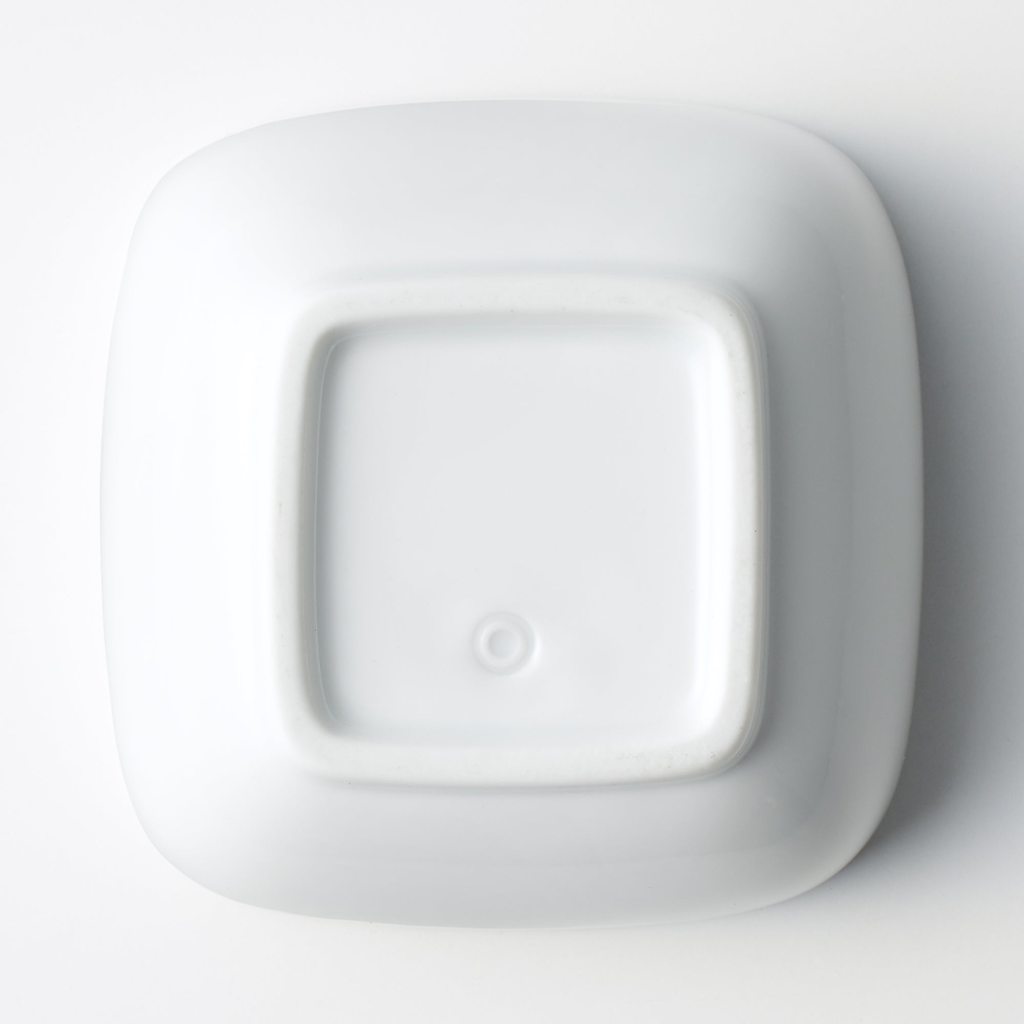 White Porcelain Square Bowl