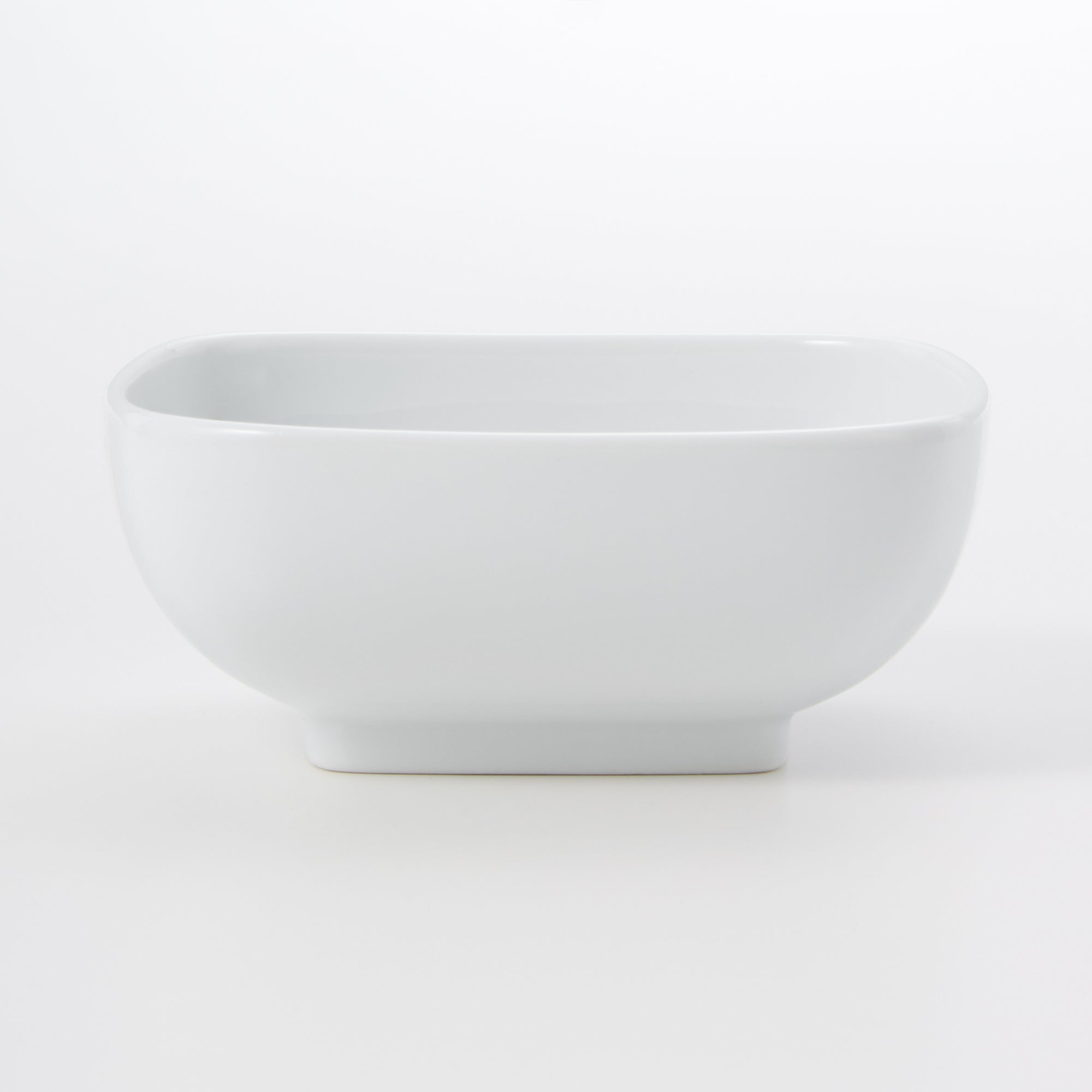 White Porcelain Square Bowl